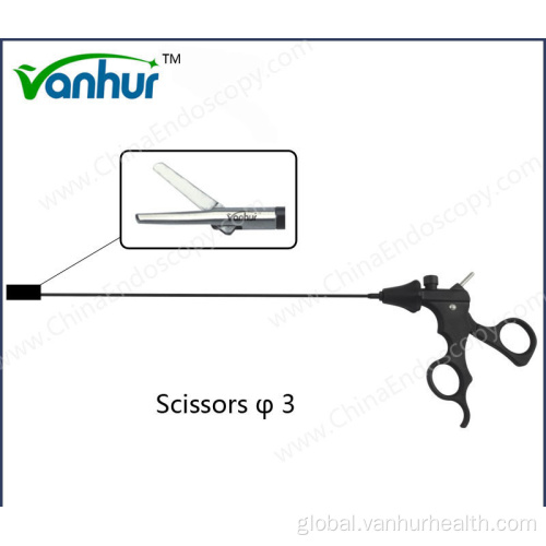 Laparoscopic Straight Scissors 3mm Laparoscopic Instruments Straight Scissors Manufactory